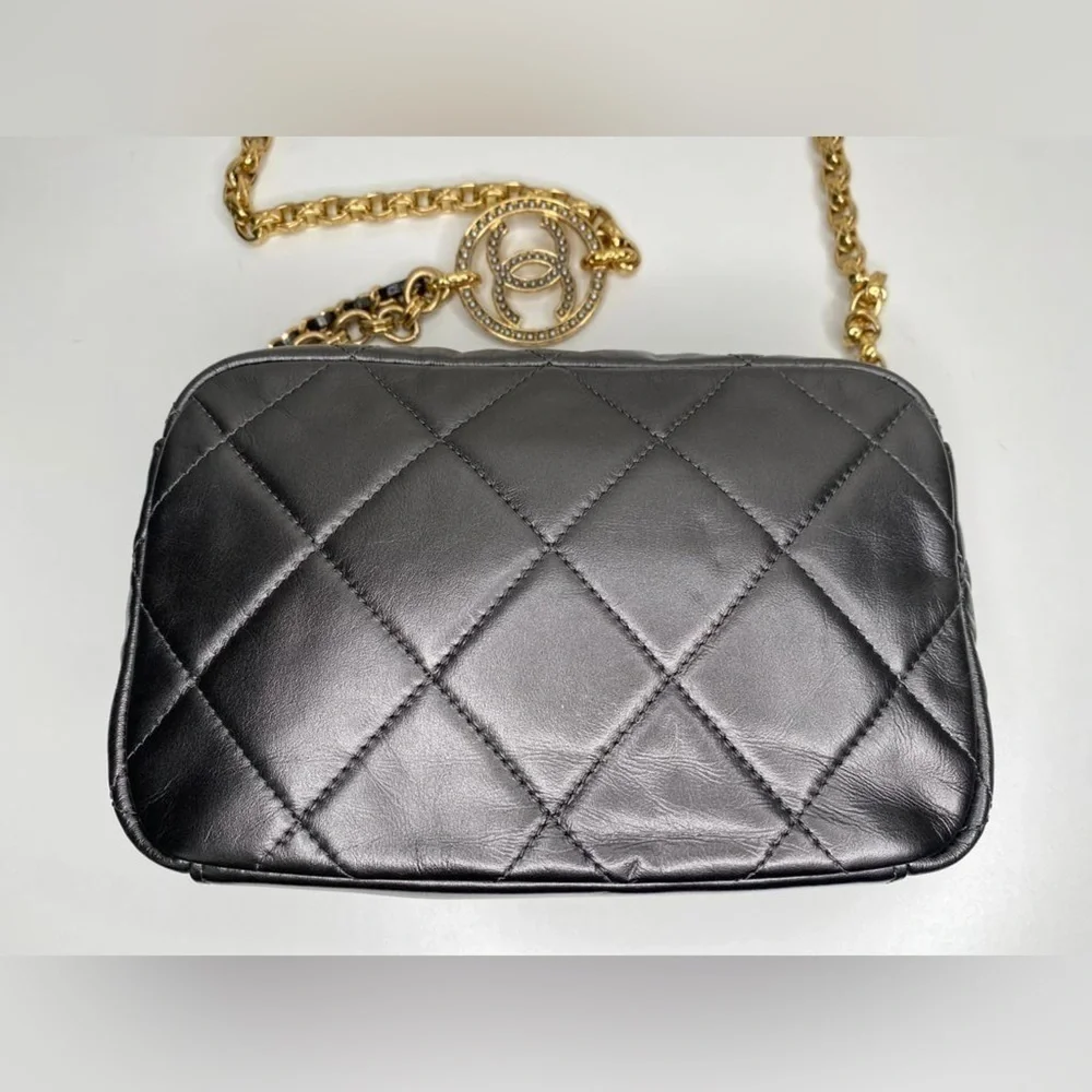 Chanel Métiers d’Art CC Jewel Mini Camera Bag – Rothenium (Grey) Color Lambskin - Picture 15 of 16
